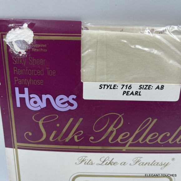 5 prs VGT Hanes Silk Reflections Pantyhose Sz AB Sheer 718 Pearl Gray Blue Brown - Picture 3 of 9